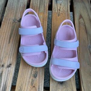 Kids Crocs Crocband Cruiser Pink Sandal Toddler 10C
